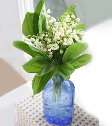Lily of the Valley - vase filled with lily of the valley